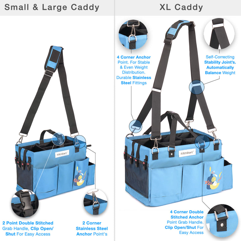 Durable Lightweight Cleaning Caddy Tool Carrier Cleaning Service