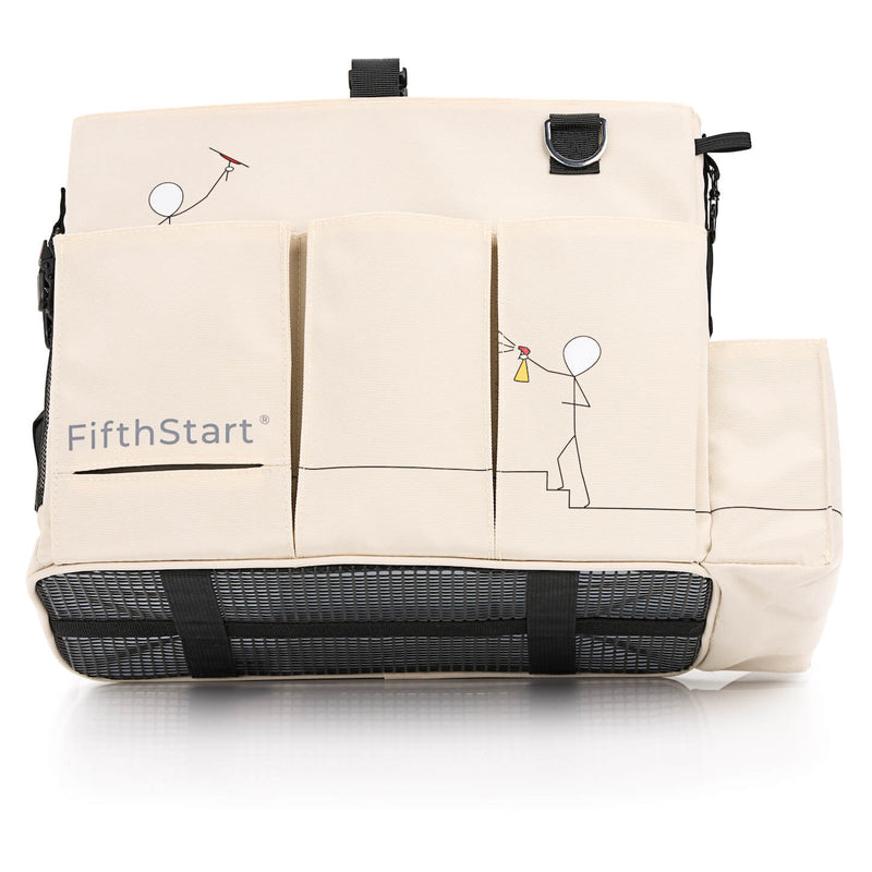 FifthStart Wearable Cleaning Caddy, A Cleaning Supplies Organizer With  Shoulder Strap & Removable Waist Strap. Professional Clea
