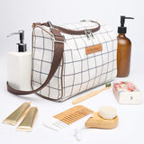 TRAVEL TOILETRY BAG FOR WOMEN (Check)